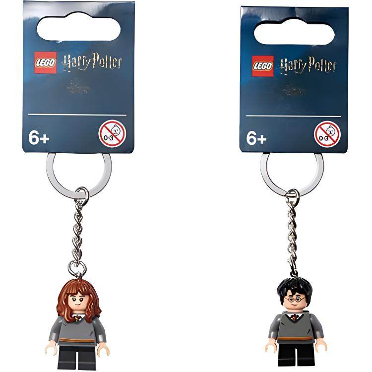 Брелок LEGO Harry Potter: Гарри Поттер и Гермиона Грейнджер (854114 + 854115) - Boxette Shop
