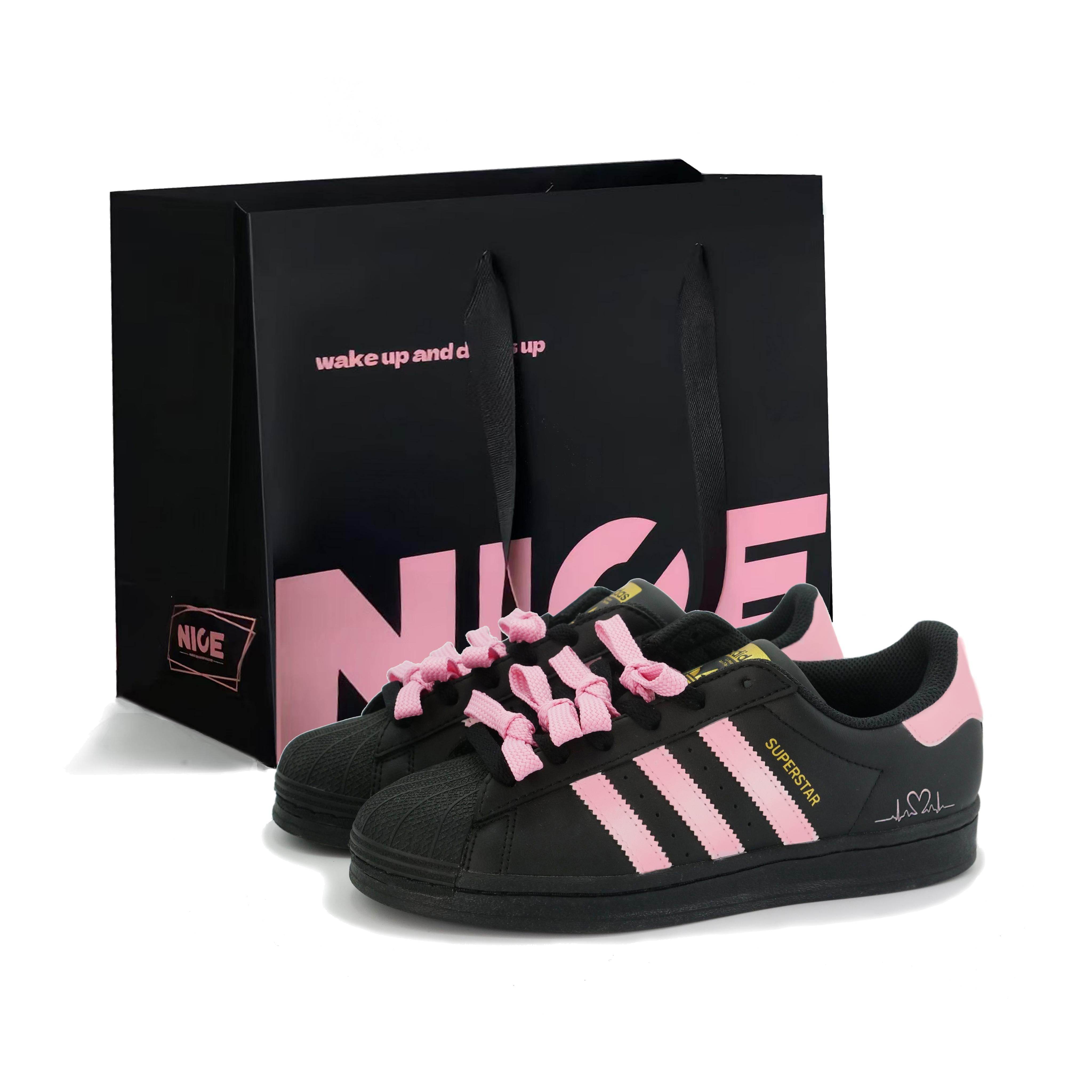 Кроссовки женские Adidas Originals Superstar Berry Peach - Boxette Shop