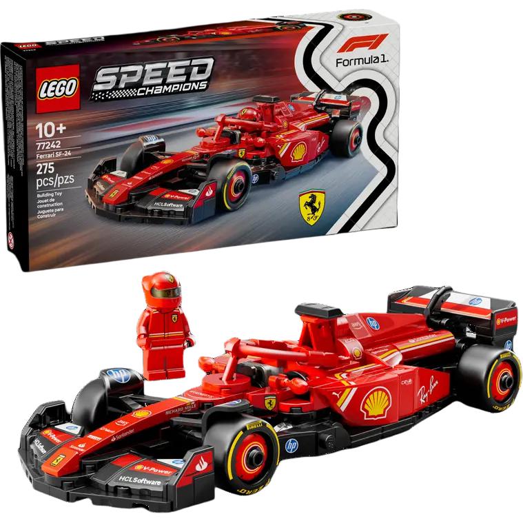 LEGO "Ferrari SF-24 F1 poyga mashinasi" (77242)