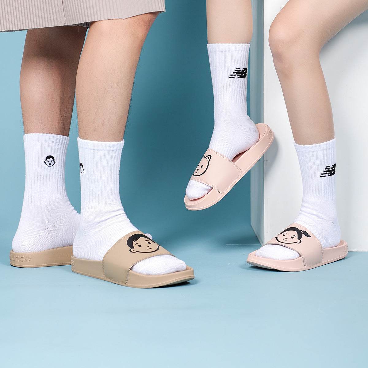 Шлепанцы женские Noritake x New Balance NB 200 - Boxette Shop