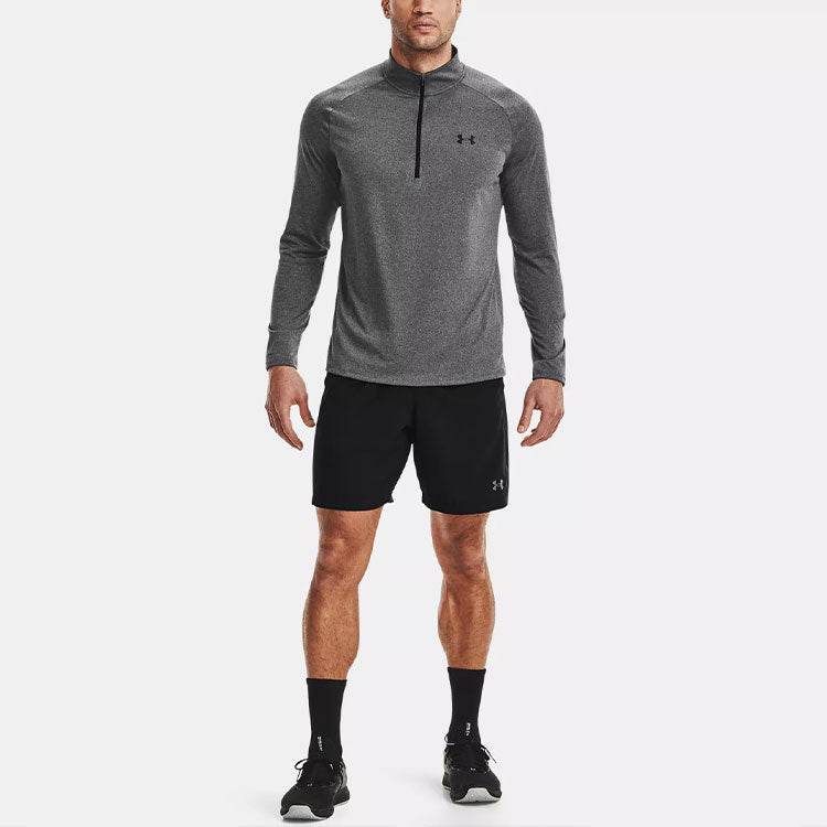 Спортивный лонгслив мужской Under Armour Tech Logo Half Zip - Boxette Shop