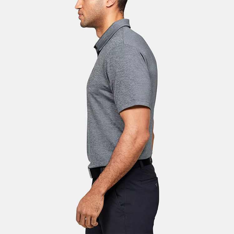 Under armour andromeda playoff гольф спорт легкий дышащий быстро сухой солнце свободные короткий рукав рубашка поло мужская серебристо-серый