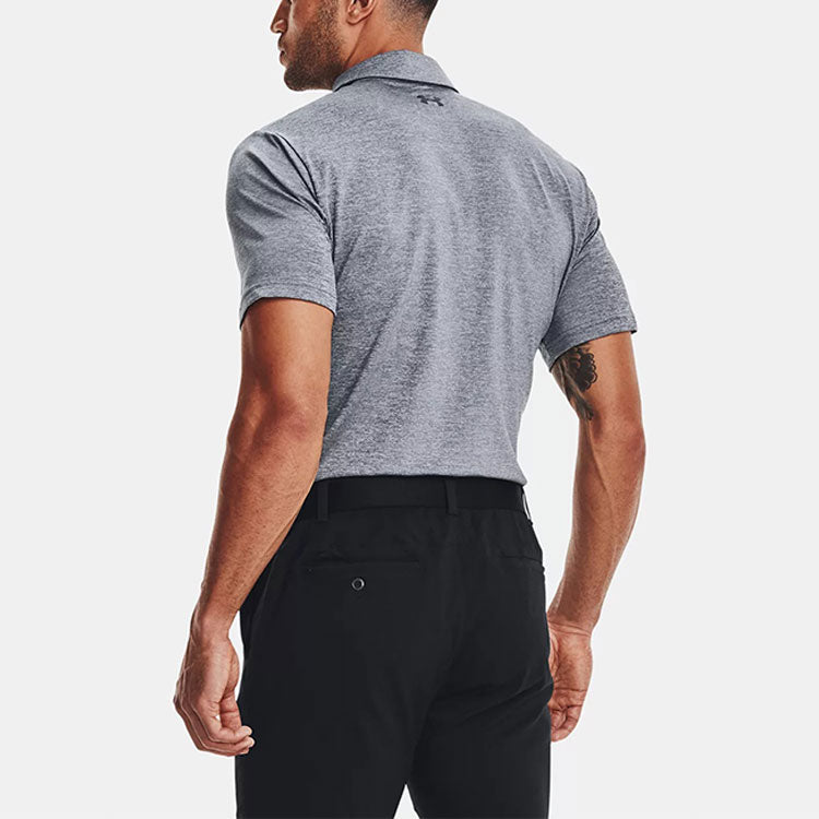 Under armour andromeda playoff гольф спорт легкий дышащий быстро сухой солнце свободные короткий рукав рубашка поло мужская серебристо-серый