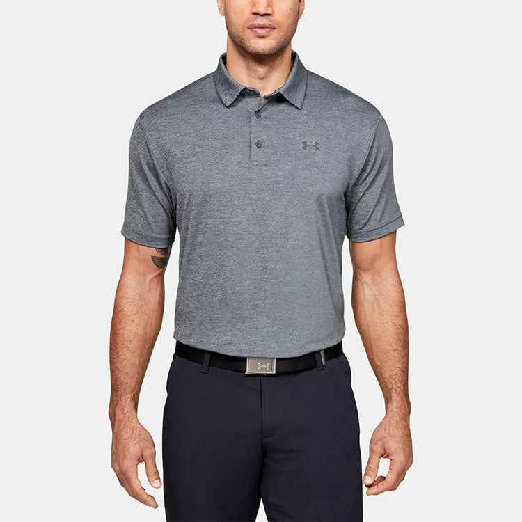 Under armour andromeda playoff гольф спорт легкий дышащий быстро сухой солнце свободные короткий рукав рубашка поло мужская серебристо-серый