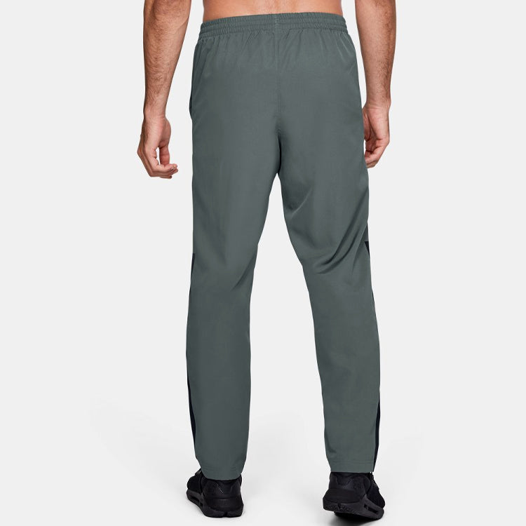 Under armour сплошной цвет лоскутное винтаж прямой случайные длинные трикотажные толстовки мужские серый