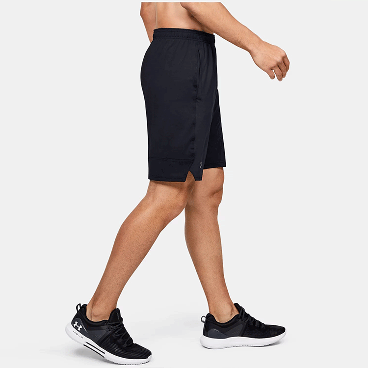 Under armour train stretch train training athletic loose fit shorts men's black