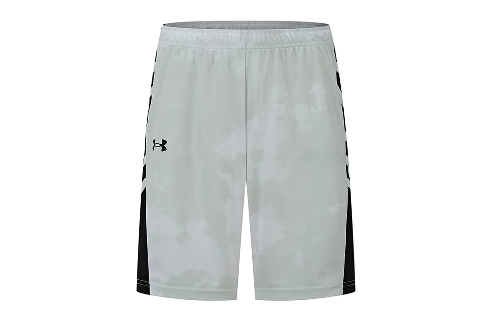 Under armour under armour бренд логотип печать средней талией дышащий бег фитнес тренировки короткие баскетбол брюки спортивные шорты мужские и женские модели белый