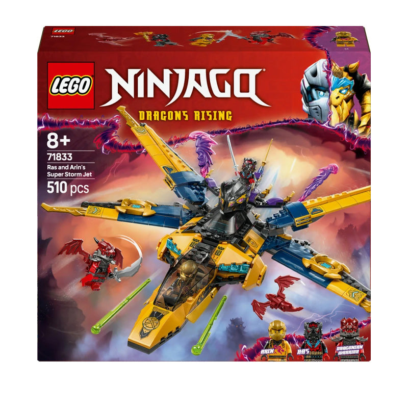 LEGO Lars va Alinning bo'ronli reaktiv samolyoti (71833)
