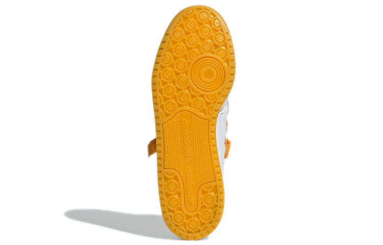 Adidas originals forum low "los angeles" lakers синтетическая кожа искусственная кожа ретро досуг нескользящие износостойкие легкие низкие топ boardhoes мужчины и женщины с одинаковыми моделями белый желтый