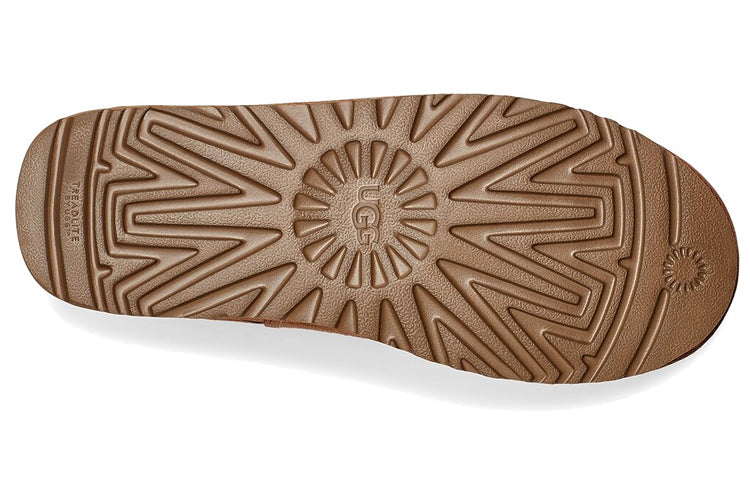 Ugg neumel коровья замша теплый носить классический теплый мягкой короткие сапоги снег мужские каштановый цвет