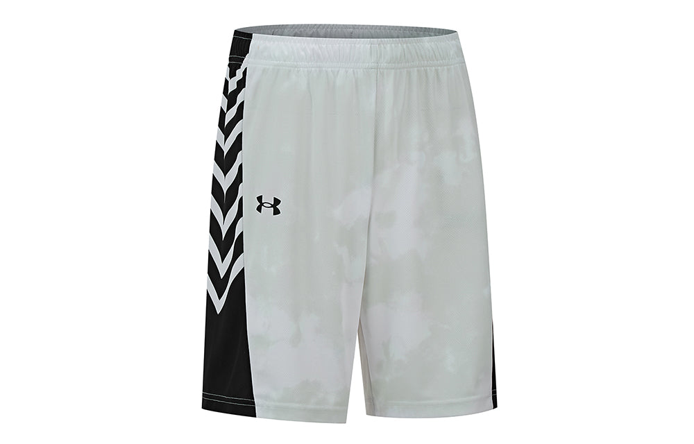 Under armour under armour бренд логотип печать средней талией дышащий бег фитнес тренировки короткие баскетбол брюки спортивные шорты мужские и женские модели белый