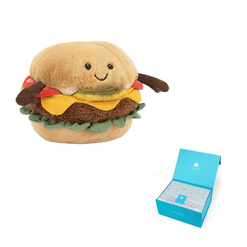 Мягкая игрушка Jellycat Fun Food Series Burger - Boxette Shop