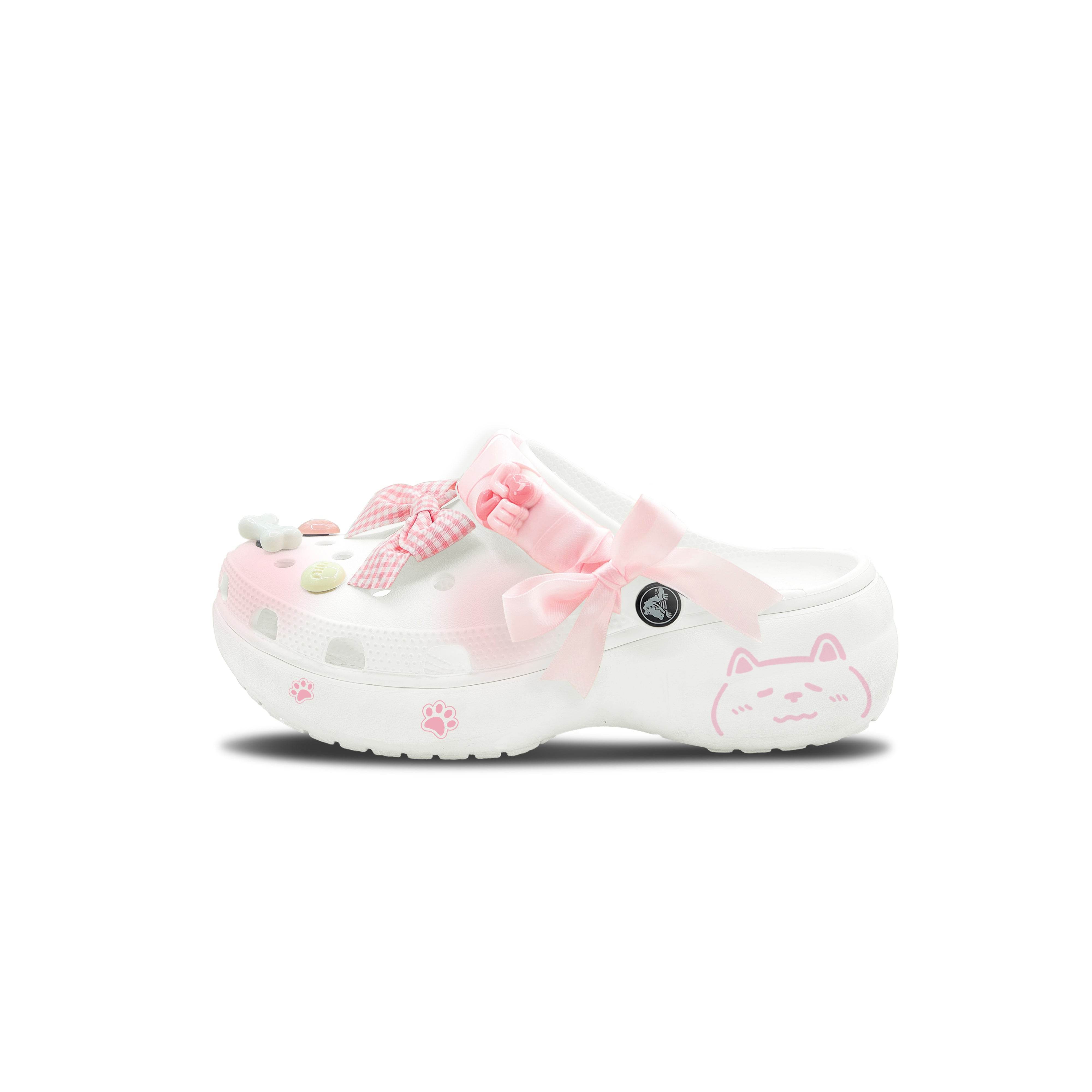 Шлепанцы женские Crocs Classic Clog Meow Meow Puff EVA - Boxette Shop
