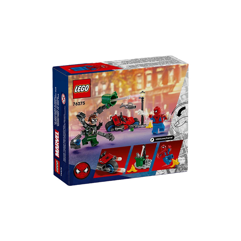 LEGO konstruktori "Ta'qib - o'rgimchak odam doktor sakkizoyoqqa qarshi" (76275)