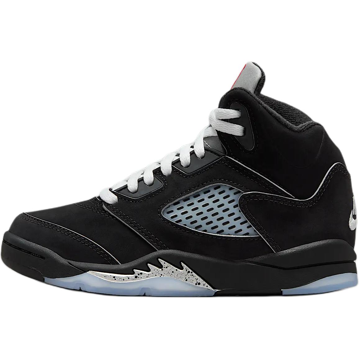 Bolalar uchun Jordan Air Jordan 5 "Qora Metalik Reimagined" krossovkalari