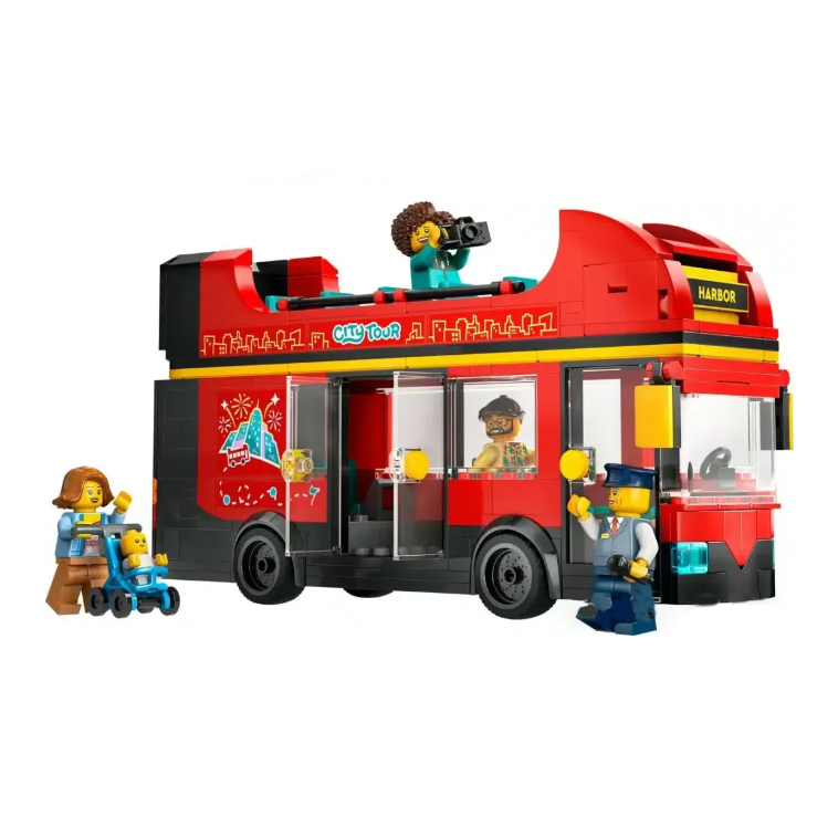 Конструктор LEGO "Красный двухэтажный экскурсионный автобус" (60407) - Boxette Shop