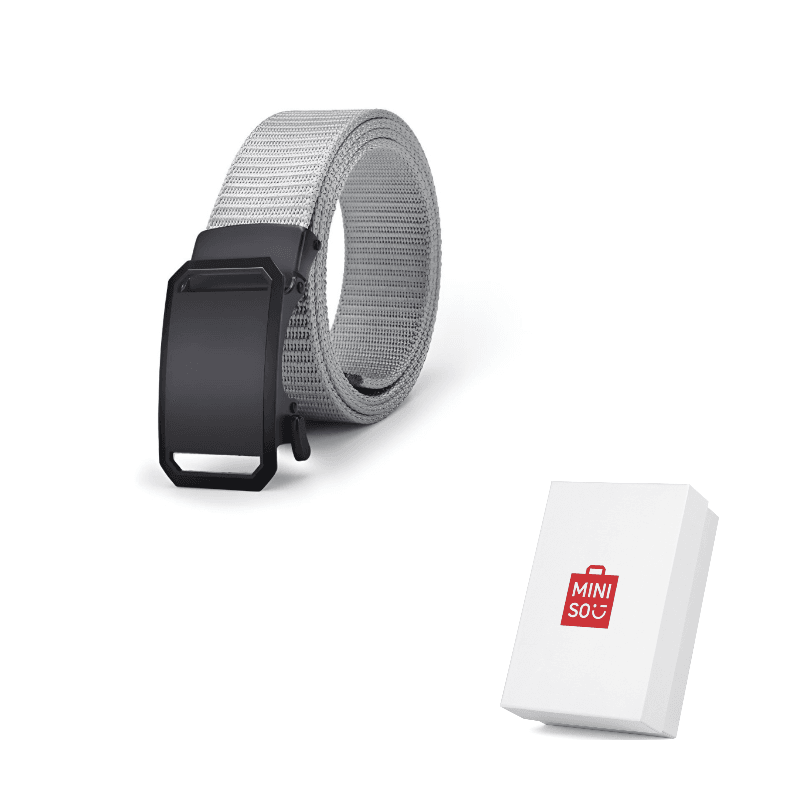 Ремень мужской Miniso с автоматической пряжкой - Boxette Shop