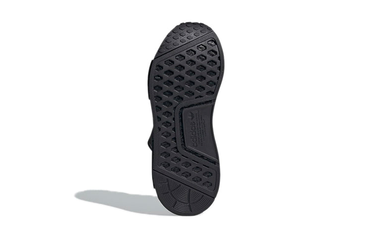 Adidas originals nmd_r1 j легкие дышащие кроссовки carbon black подростки