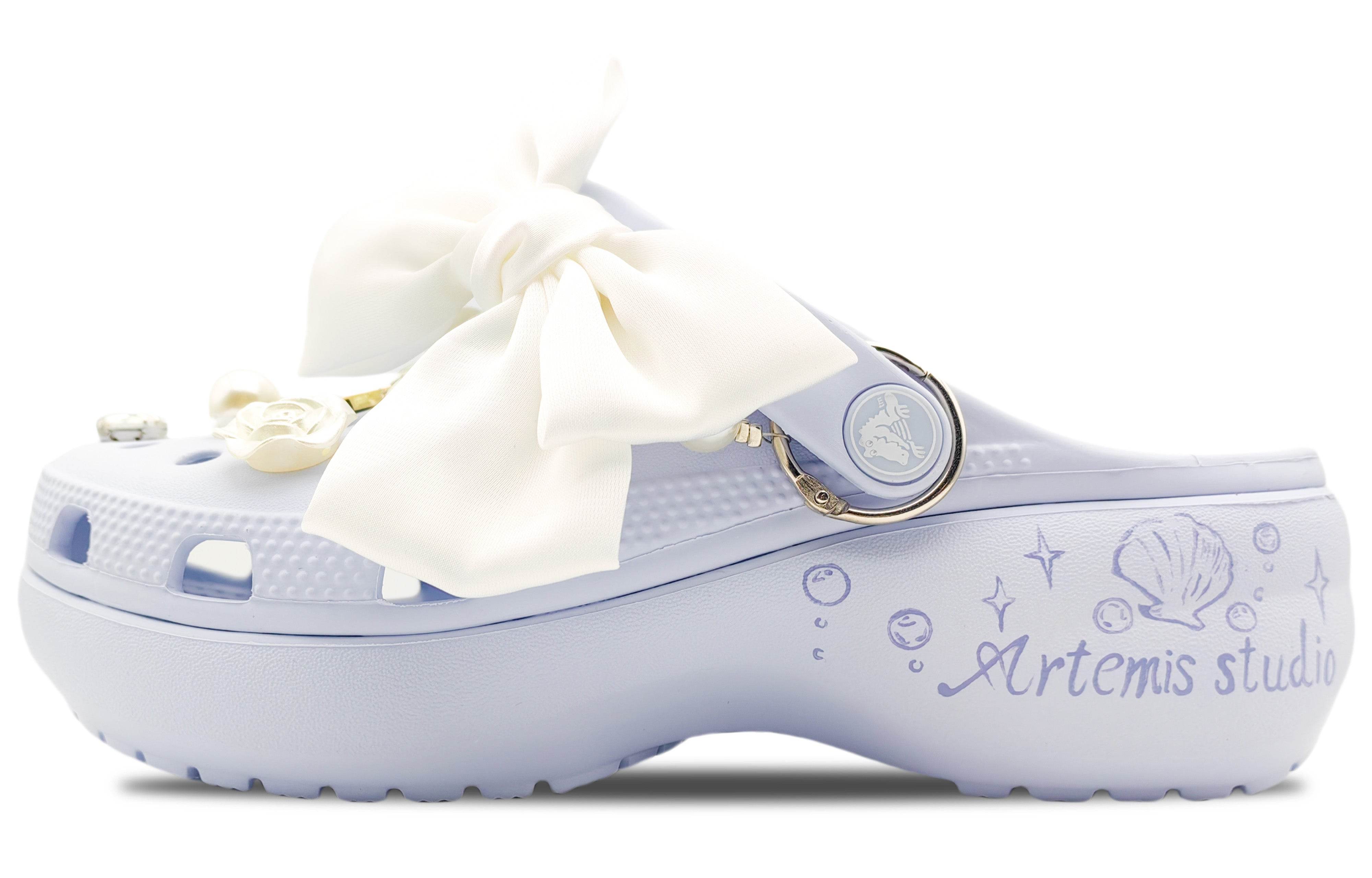 Шлепанцы женские Crocs Classic Platform Clog Pearl Mirage - Boxette Shop