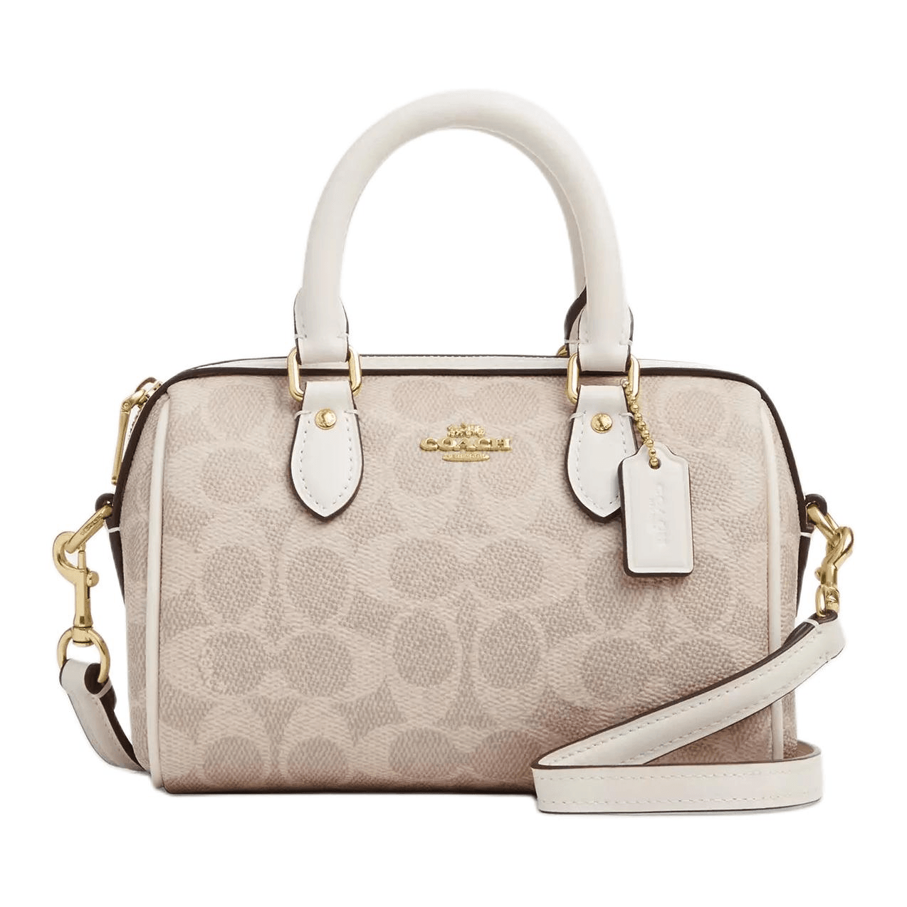 Сумка женская Coach Rowan 18 Classic Print Zip Closure - Boxette Shop