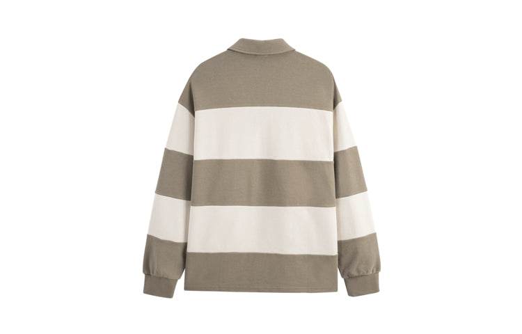 Свитшот Gxg Twill Letter Clash Wide Stripe Collar - Boxette Shop