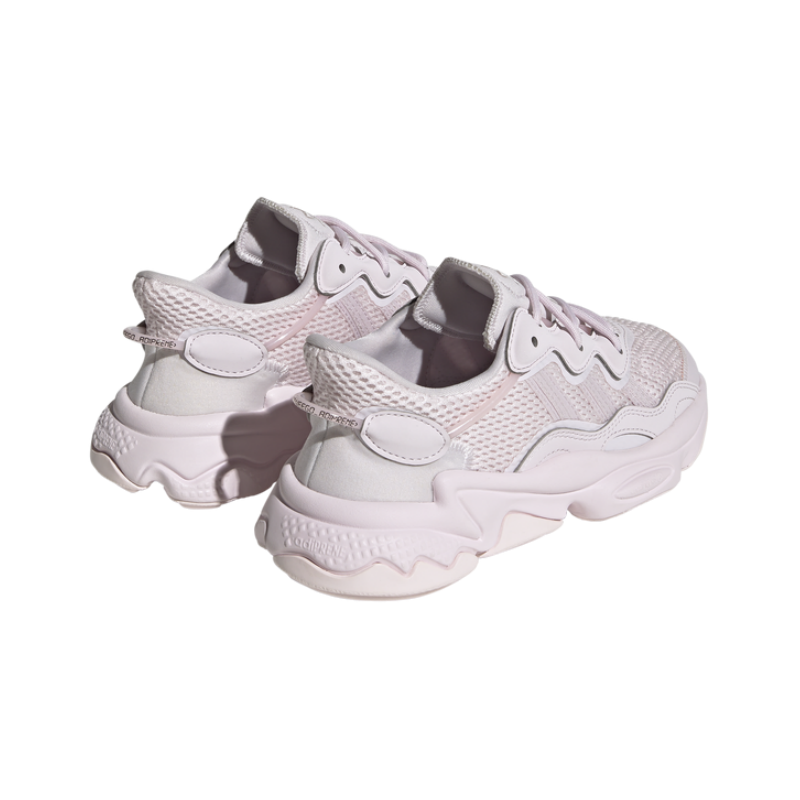 Adidas originals ozweego leather удобные универсальные нескользящие износостойкие детские повседневные туфли на низком ходу розовые детские модели