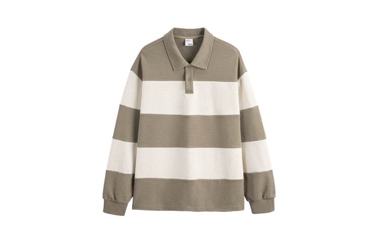 Свитшот Gxg Twill Letter Clash Wide Stripe Collar - Boxette Shop