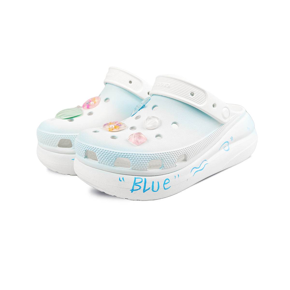 Шлепанцы женские Crocs Crush Clog EVA Ocean - Boxette Shop