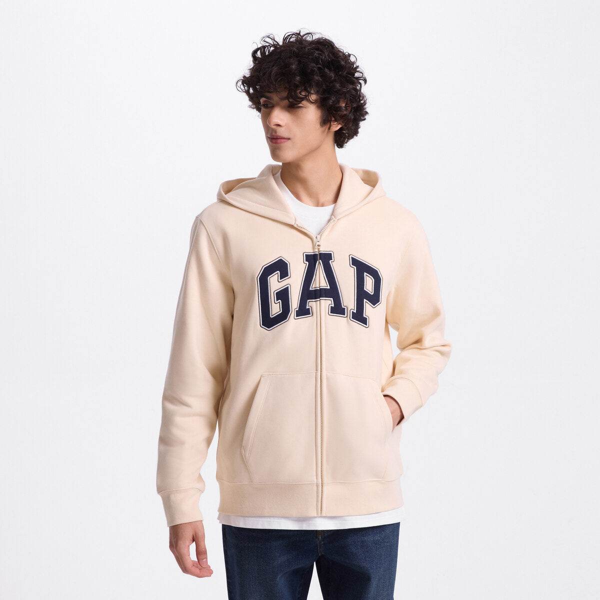 Gap разноцветные буквы логотип мягкий капюшон свободные случайные толстовка мужские и женские модели - Boxette Shop