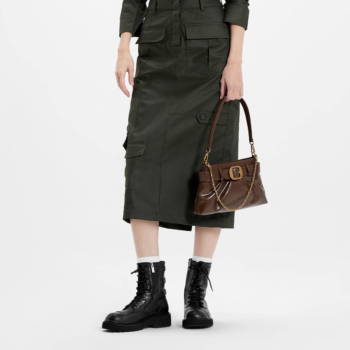 Сумка женская Charles & Keith с металлической пряжкой - Boxette Shop