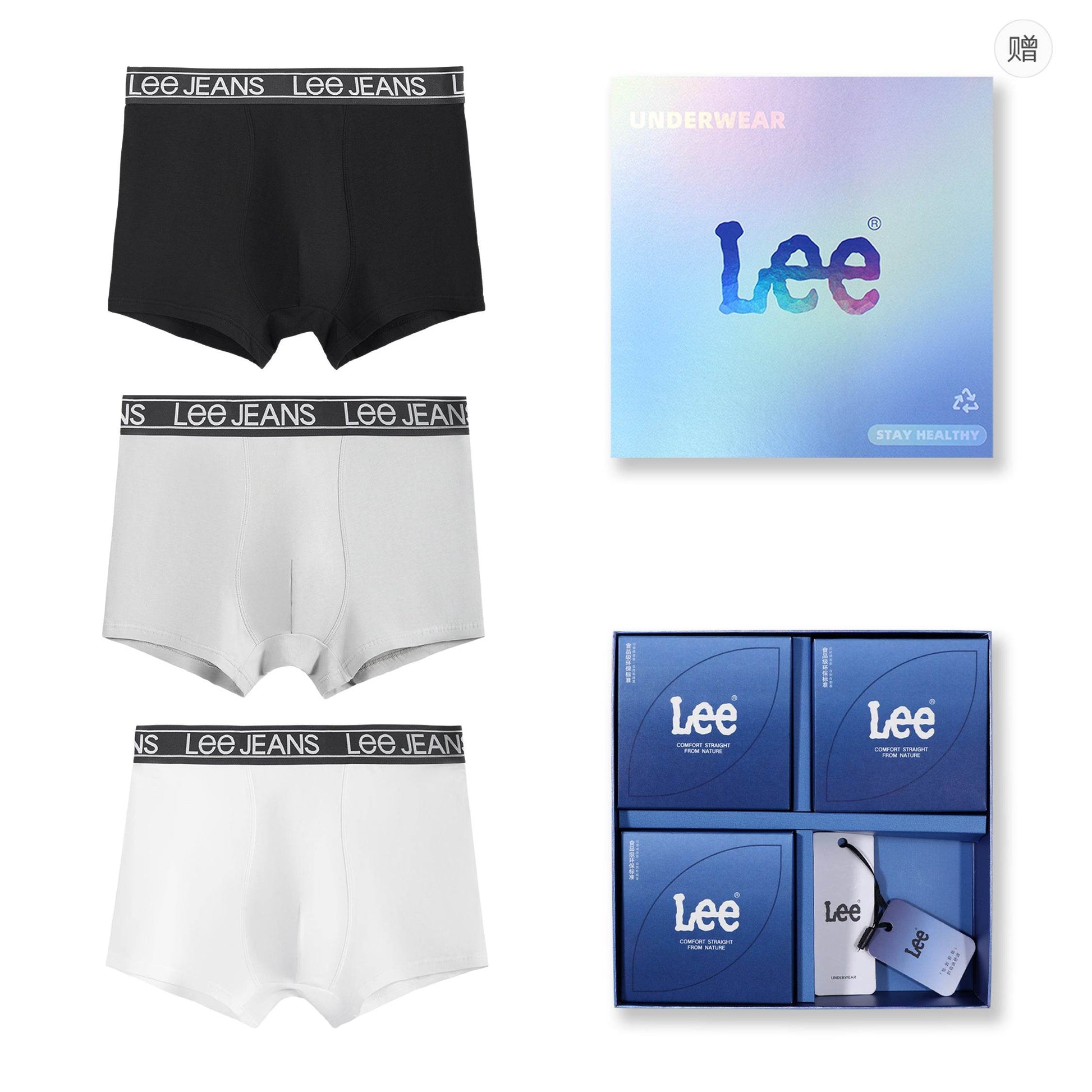 Трусы мужские Lee Cotton Alphabet Logo - Boxette Shop