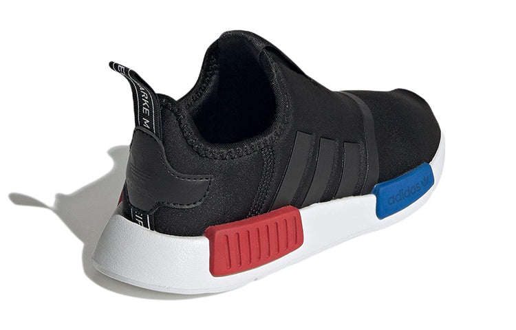 Adidas originals nmd 360 k спортивная повседневная обувь черный синий красный детская