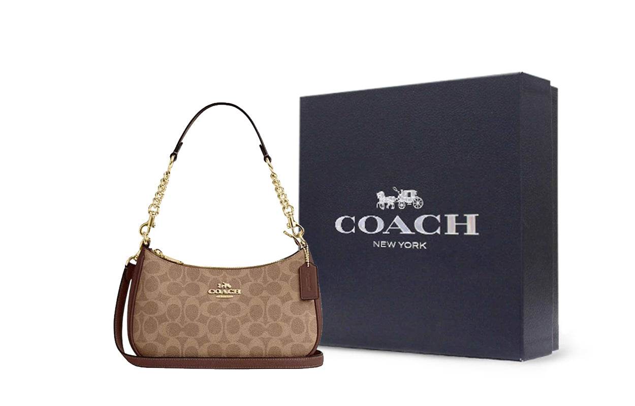 Сумка женская Coach Teri 24 Classic Old Flower Logo - Boxette Shop