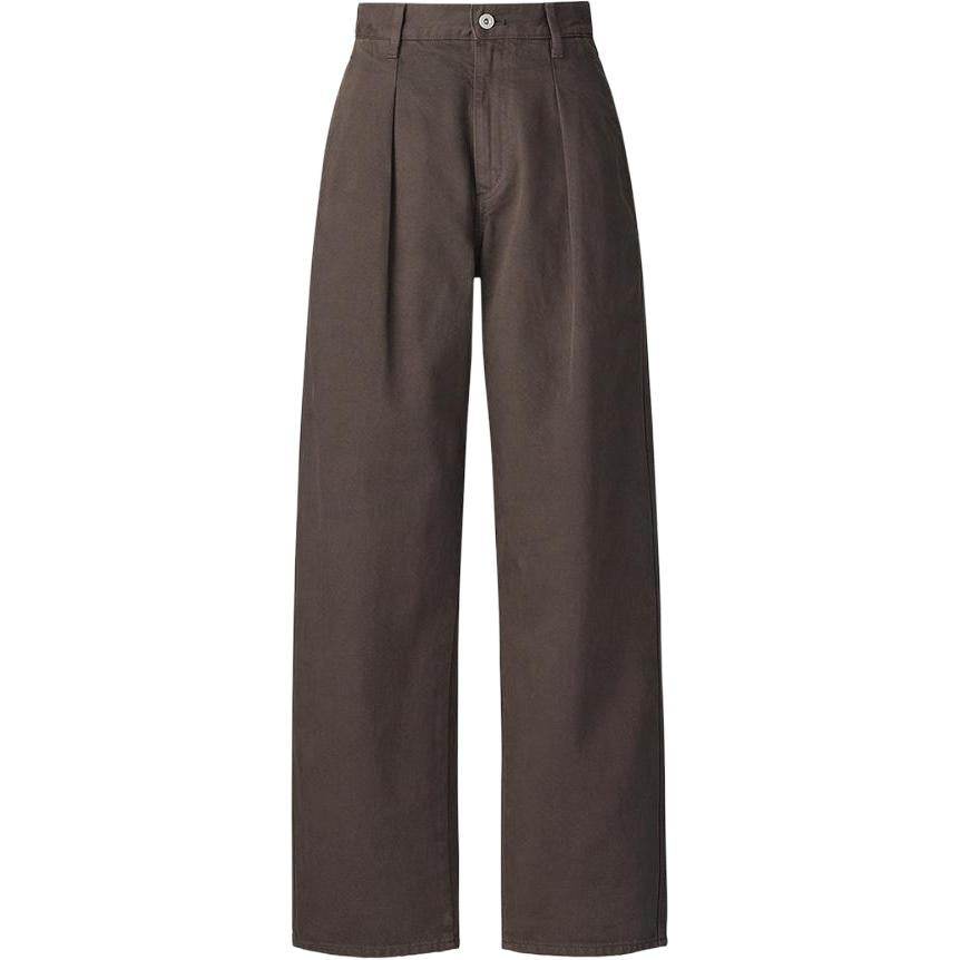 Джинсы женские Uniqlo Fw24 Collection Colour Pleated - Boxette Shop