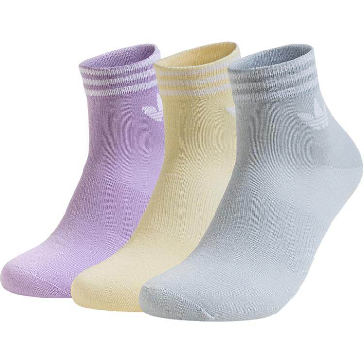 Носки Adidas Originals Trefoil Ankle (3шт) - Boxette Shop