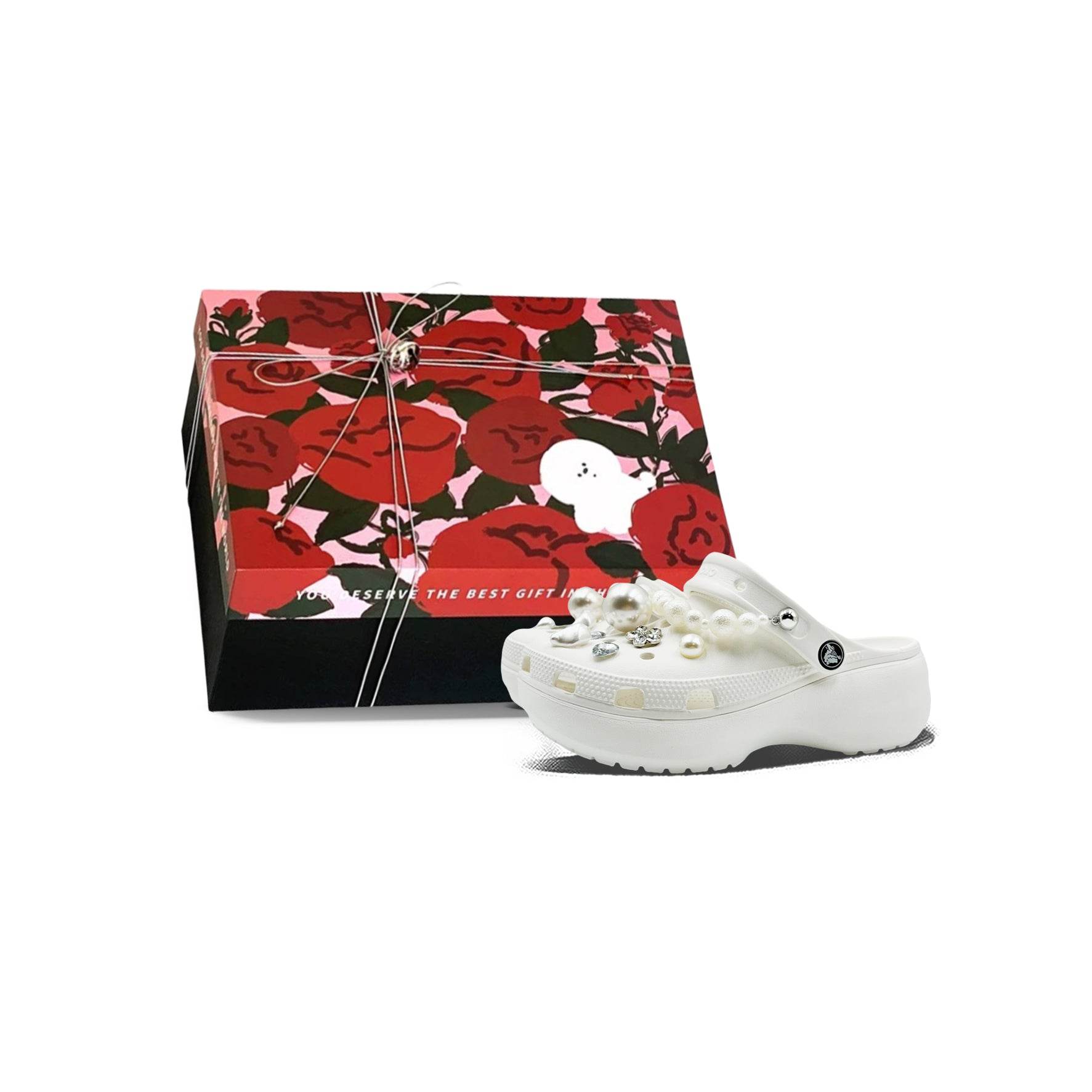 Шлепанцы Crocs Classic Platform Clog Pearl Girl - Boxette Shop