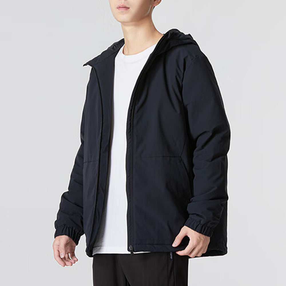 Under armour cotton sense mechanical elastic solid colour waterproof windproof sportswear men's black