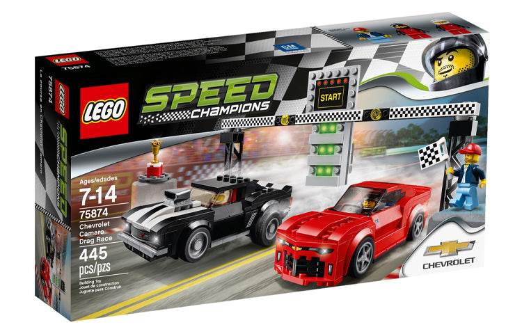 Конструктор LEGO Speed Champions Chevrolet Camaro Straight-Line Race (75874) - Boxette Shop