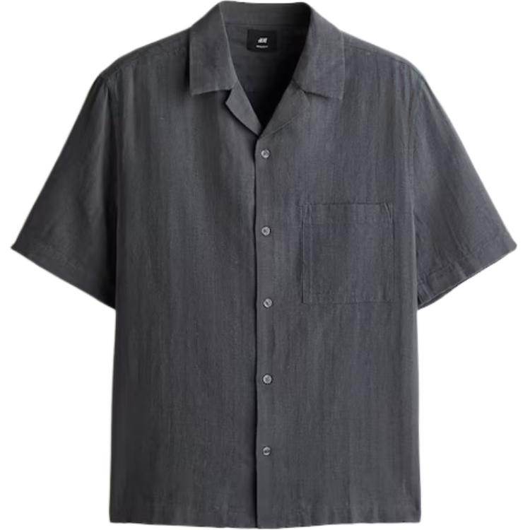 Льняная рубашка мужская H&M - Boxette Shop