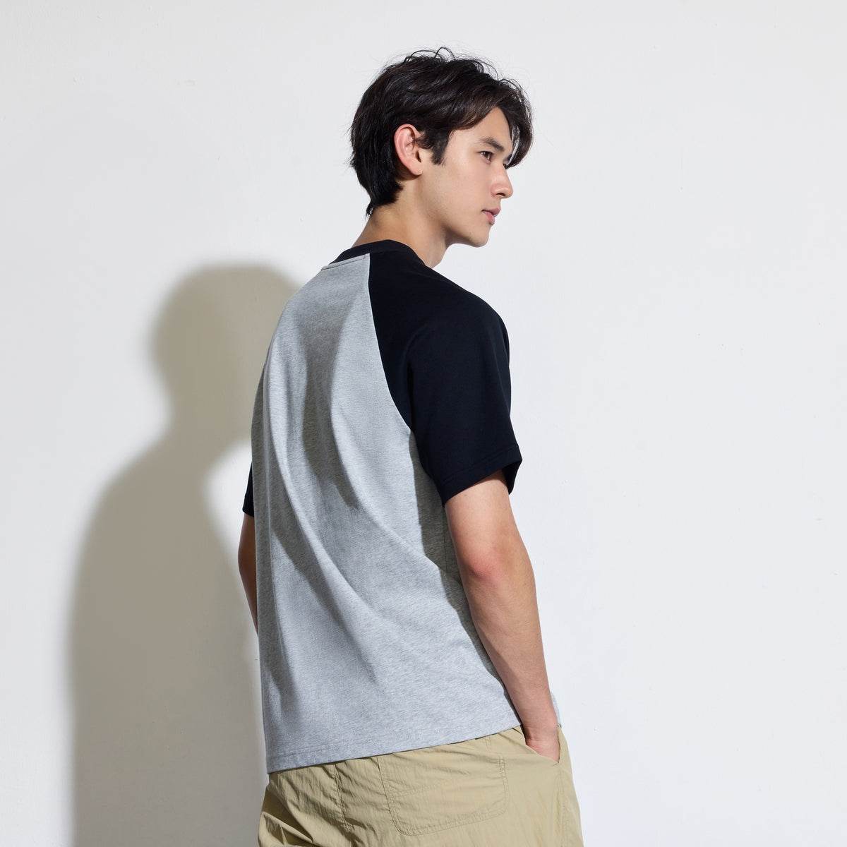 Gap urban casual collection хлопковая футболка с плечевым швом и круглым вырезом с коротким рукавом мужские и женские футболки - Boxette Shop