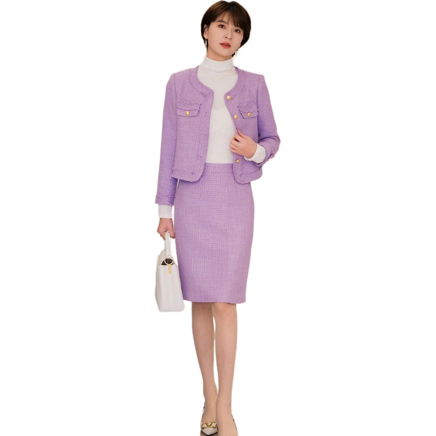 Bir sayoz kichik parfyum uslubi kommutatsiya Tanishuv shahar go'zallik yubka kostyum ayollar modellari