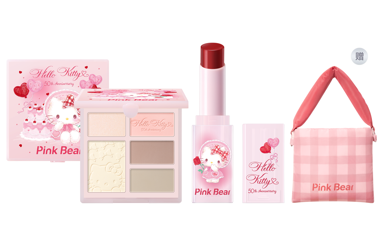 Pinkbear pico bear x sanrio hello kitty lab bo'yog'i