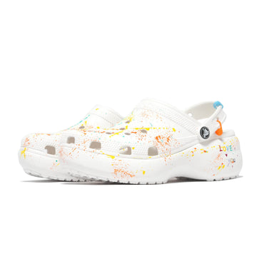 Шлепанцы женские Crocs Classic Platform Clog Rainbow Sugar Splash - Boxette Shop