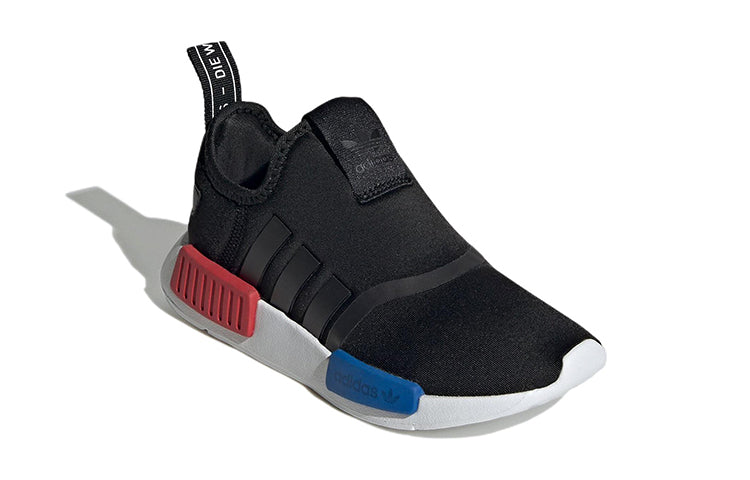 Adidas originals nmd 360 k спортивная повседневная обувь черный синий красный детская