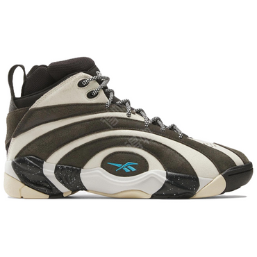 Reebok Shaqnosis Fashion Comfort High Top Retro Basketbol poyabzali erkaklar qora va oq