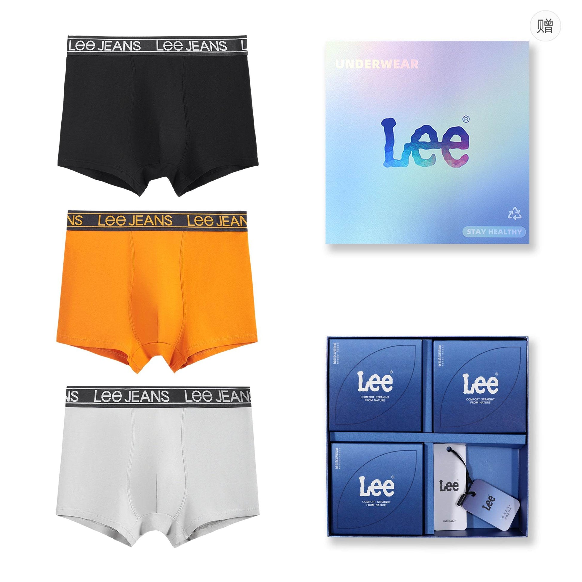 Трусы мужские Lee Cotton Alphabet Logo - Boxette Shop