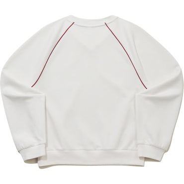 Le coq sportif bo'shashgan v-bo'yinli uzun yengli pullover kozok ayollar