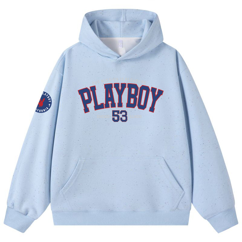 Playboy bosilgan harflar moda bo'sh hoodie erkaklar va ayollar modellari