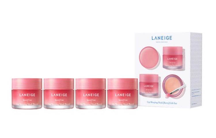 Набор из 4 питательных масок для губ Laneige Night Moisture Repair Lip Mask - Boxette Shop