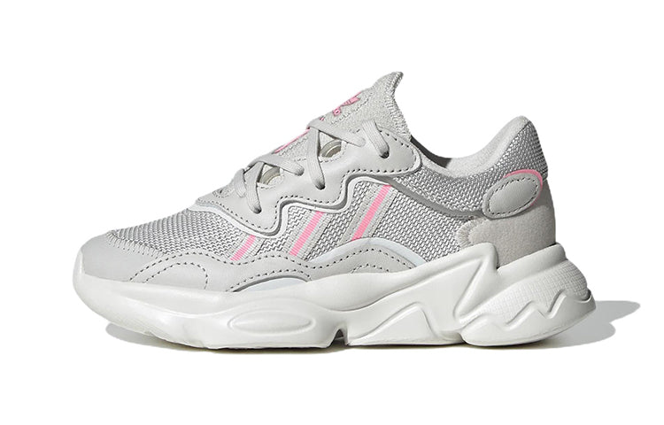 Adidas originals ozweego низкий верх атлетические casual обувь серый средний маленький дети